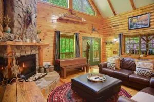 Tree Top Lodge - Gorgeous Lake Cabin with Hot Tub & Magnificent Views of Forests and Mountains! cabin - Hampton