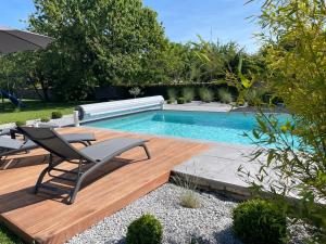 Appartements LE BOIS DE MOINI- DOMAINE LOUE PAISIBLE - Calme-Terrasse-Parking- : photos des chambres