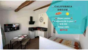 Appartements The California Dream - hyper-centre - 2mn gare SNCF - WIFI NETFLIX gratuit : photos des chambres