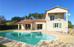 Stunning Home In Bordezac With 3 Bedrooms, Wifi And Private Swimming Pool