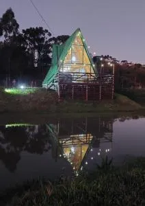 Chalé super aconchegante a beira do lago. - Bocaina do Sul