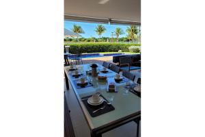 Casa Luxo Temporada - 5 quartos - Guarajuba - Academia - Piscina e Vista