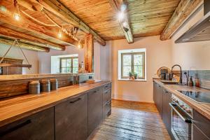 Historischer Kornspeicher mit Pool am Selketal, Natururlaub im Harz