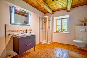 Historischer Kornspeicher mit Pool am Selketal, Natururlaub im Harz