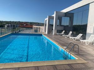 Silver Beach Byala - Студио Б89 първа линия с морска панорама с два басейна и осигурен паркинг