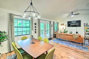 Deck and Resort Amenities Hot Springs Family Home