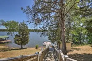 House with Dock and Slide Situated on Lake Sinclair! - Sparta