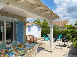 Maisons de vacances Maison individuelle dans residence avec piscine : photos des chambres