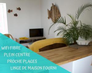 Appartements Le Gite de l'Amer - T2 - Duplex - Centre Bourg : photos des chambres