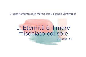 LETERNITA E IL MARE MISCHIATO COL SOLE Rimbaud