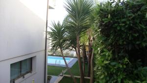 appartamento in moderna villa con piscina