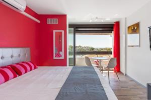 Studio Vue mer panoramique, piscine Port Vénus village naturiste