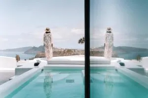 Spacious villa with pool in Megalochori - 280 sqm for 10 people - Órmos Athiniós