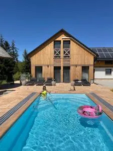 REZYDENCJA SPISZ dom 12 osób, podgrzewany basen, sauna, jacuzzi- velo Czorsztyn, Niedzica - 乔尔什滕