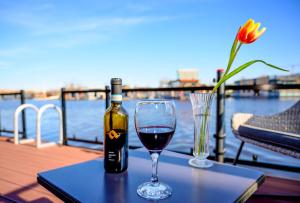 Houseboat studio with canalview and free bikes
