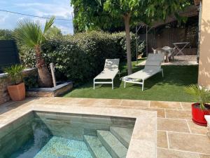 Maisons de vacances Villa, Maison Independante, avec Piscine Privative : photos des chambres