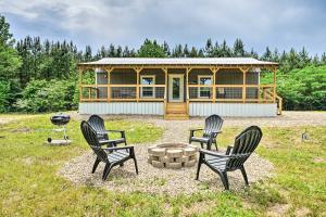 Broken Bow Cabin on 15 Acres w/ Stocked Fish Pond!