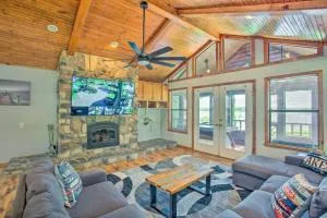 Waterfront Yantis Retreat with Deck and Zipline! - Emory