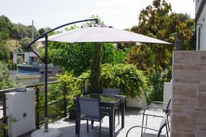 Sejours chez l'habitant Appartement F2 avec terrasse de 35 m2 Bomorto - Porticcio : photos des chambres