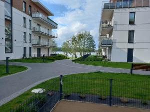 Marina Green Iława - widok na jezioro, ogródek z tarasem, podziemny parking, nawet 6 łóżek