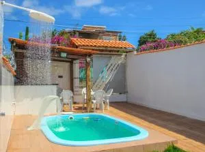 Espaço de Lazer - Casa com Piscina e Churrasqueira - Cacha Pregos
