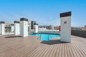 Modern apartment next to trainbus station