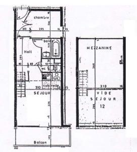 Appartements Richemont 12 - Duplex proche pistes vue : Appartement en Duplex