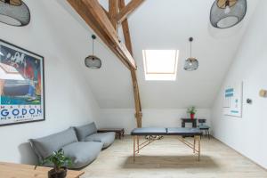 Villas Aux Petits Lapins de Sorval, sauna prive, fitness : photos des chambres