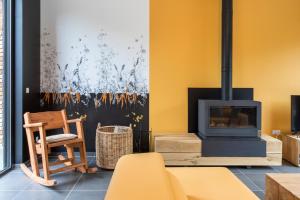 Villas Aux Petits Lapins de Sorval, sauna prive, fitness : photos des chambres