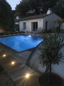 Maisons d'hotes LA MAISON DE LA DUNE - Chambres Climatisees - Jacuzzi 1ere seance offerte - Piscine chauffee avec Abri Amovible - Plage situee a 200m, acces direct par le bois : photos des chambres