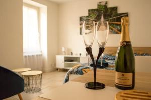 Appartements studio cosy confortable et chaleureux : photos des chambres