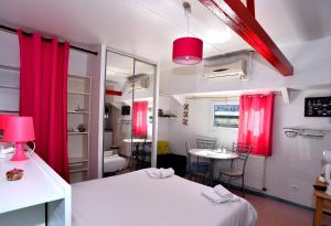 Appartements Studio sur Peniche, Le Cormoran, Bord De Saone A Lyon : photos des chambres