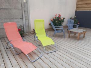 Appartements Mer - Gite entierement neuf a 100 metres de la plage : photos des chambres