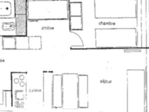 Appartement 2 pièces 6 personnes, balcon et Wifi aux Arcs 1800 - FR-1-411-107