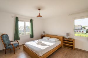 Maisons de vacances La Baie Blanche - Maison contemporaine a Saint-Cast-Le-Guildo : photos des chambres