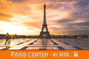 Duplex standing 7min➤Fontainebleau-INSEAD⎮45min➤Paris