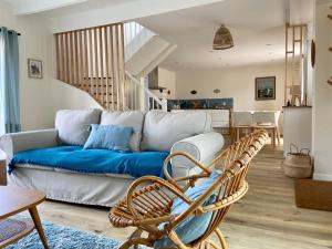 Maisons de vacances Charmante maison au Port de Sainte Marine : photos des chambres