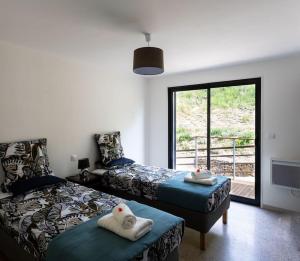 Villas Villa Blanche, Contemporary, Cathars, Couiza, Carcassonne : photos des chambres