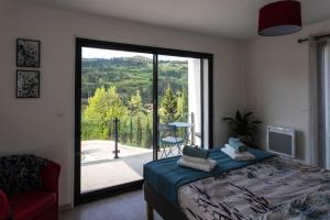 Villas Villa Blanche, Contemporary, Cathars, Couiza, Carcassonne : photos des chambres