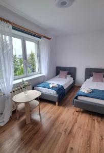 Two bedroom apartment with a view of Augustów canal