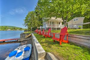 Lake Luzerne Home w Fire Pit on Hudson River