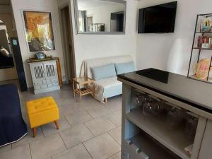 Appartement climatisé 3 pièces, 6 pers, terrasse, BBQ, parking privé, à 100 m de la plage - FR-1-423-253