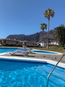 Ocean View, Große Sonnenterrasse, Meerblick, Tamara Komplex, Teneriffa Süd, Los Gigantes, 500m Strand, Pool, 300m zum Ort, ruhig