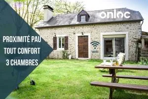 Maison de charme à proximité de Pau - 3 chambres - 6 p - Jardin - Espoey