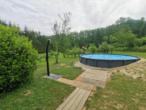 Wooden Cabin Zurej with Hot Tub