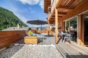 Pritscheshof Ferienwohnung Terrasse - Mazia