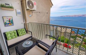 Lovely Apartment In Senj With House Sea View