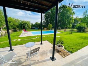 Les Mazades à 10 min de Périgueux avec piscine chauffée, meublé de tourisme classé 3 étoiles