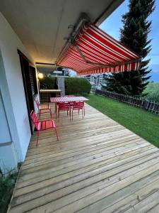 2,5 pièces à Haute-Nendaz, grande terrasse, piscine, sauna, tennis