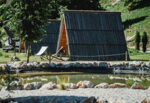 Glamping alp hut in camping Garden Park